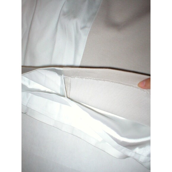 New Womens Designer Tahari Yellow White Tan Skirt Lined Office 12 NWT Ombre Gree - Picture 10 of 10